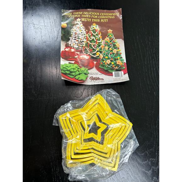 Vintage Cookie Cutter- 3d Christmas Tree Design Kit- Instructions- 9 stars - Picture 1 of 5